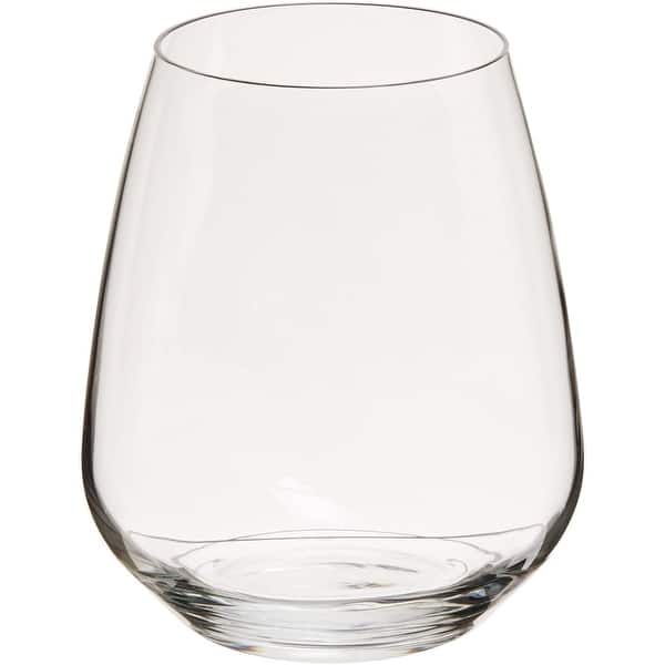 Luigi Bormioli Crescendo Stemless Drinking Glass Set of 4 23 oz