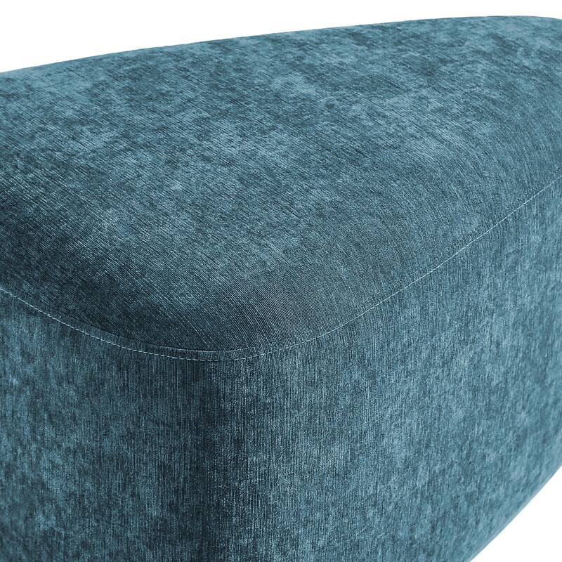 26" Footstools and Ottomans, Modern Fabric Pouf Ottoman