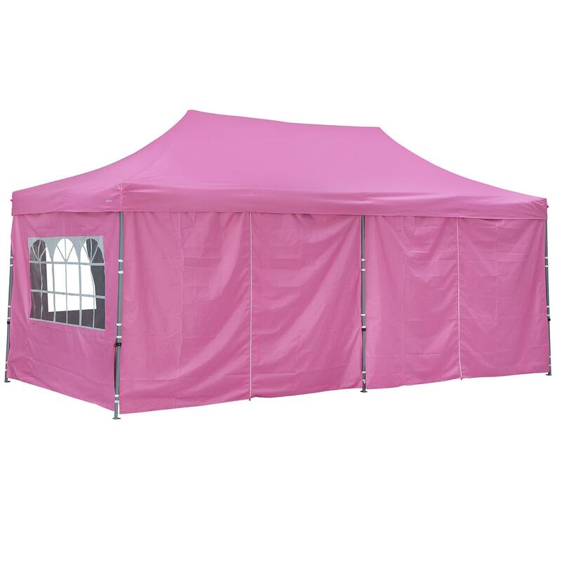 Zenova 10x20 Ft Pop up Canopy Tent Heavy Duty Instant Gazebo
