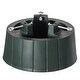 preview thumbnail 1 of 6, Plastic Christmas Tree Stand With Screw Fastener Green