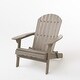 preview thumbnail 29 of 60, Outdoor Acacia Wood Adirondack Chair, Simple Design Chair
