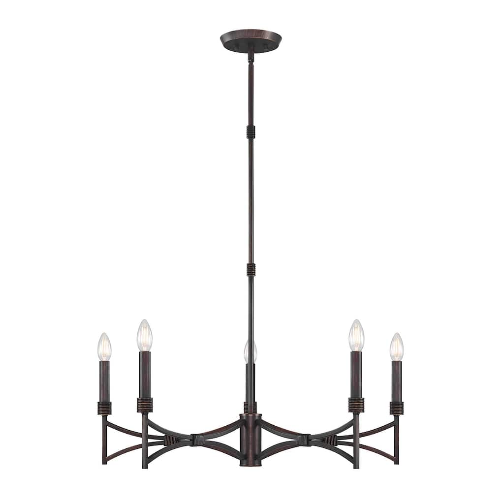 Gardner 5-Light Chandelier in Champagne Mist