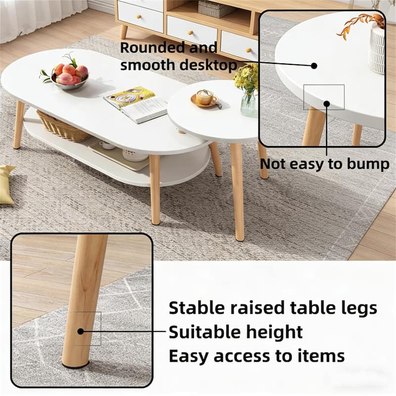 Modern Wooden Household Creative Outdoor/Indoor Coffee Table