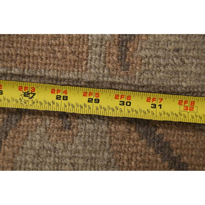 Vegetable Dye Geometric Nepalese Oriental Area Rug Wool Hand-knotted - 6'1" x 9'0"