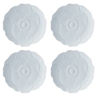 Lenox Butterfly Meadow Floral Set of 4 Accent Plates - 9" Round