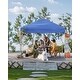 preview thumbnail 25 of 23, 10x10FT Canopy Replacement Top, Waterproof UV Resistant Tent Cover with Air Vent White
