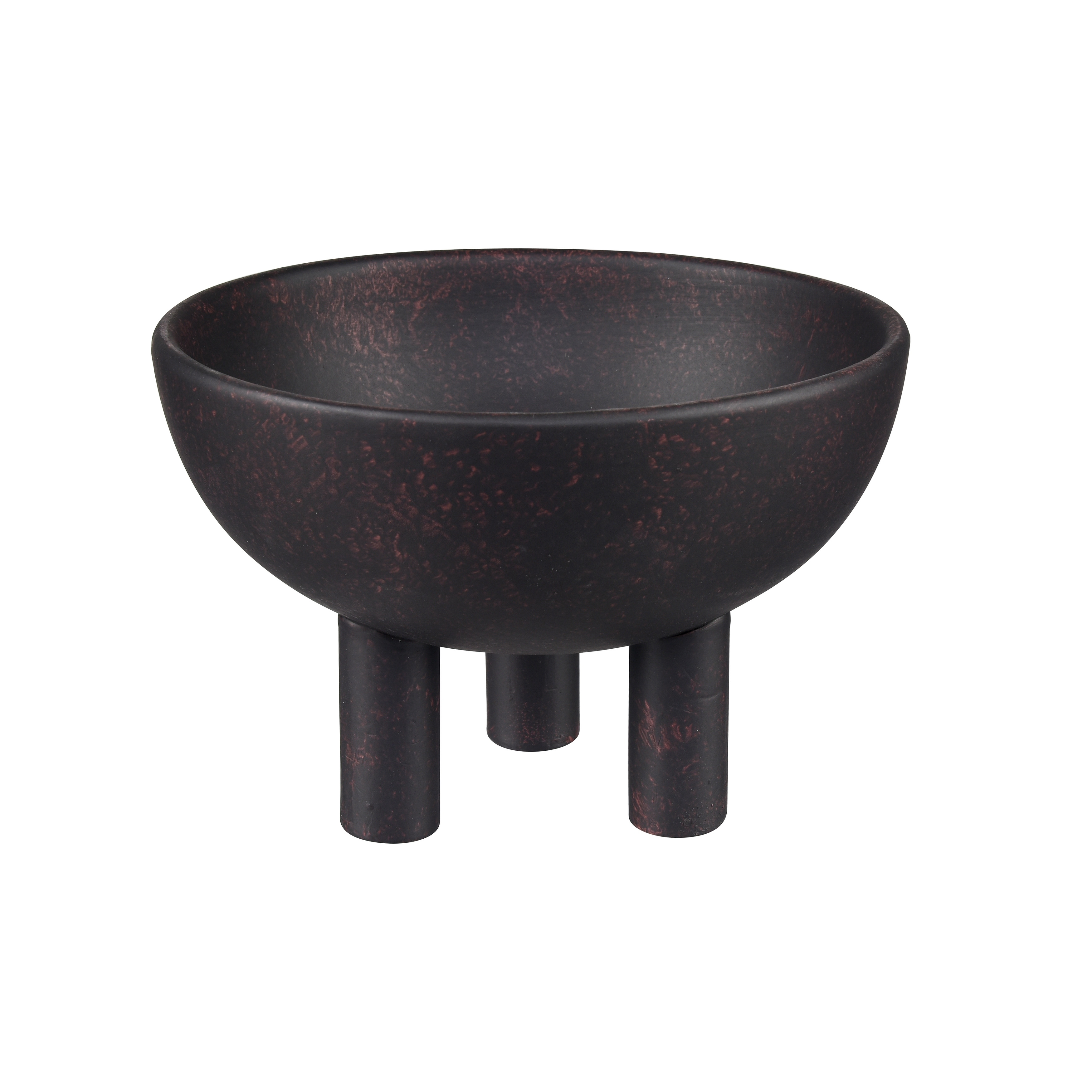 Elk Home Booth Black Earthenware 6.25 Inch Wide Bowl
