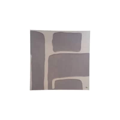 Hand-Painted Canvas Wall Décor - 36" L x 36" W