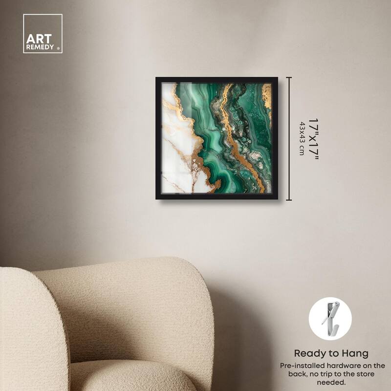 Malachite Majesty Shadowbox by Art Remedy