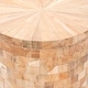 preview thumbnail 2 of 0, SAFAVIEH Tioga Light Maple Teak Wood Stool - 12" x 12" x 15.5"
