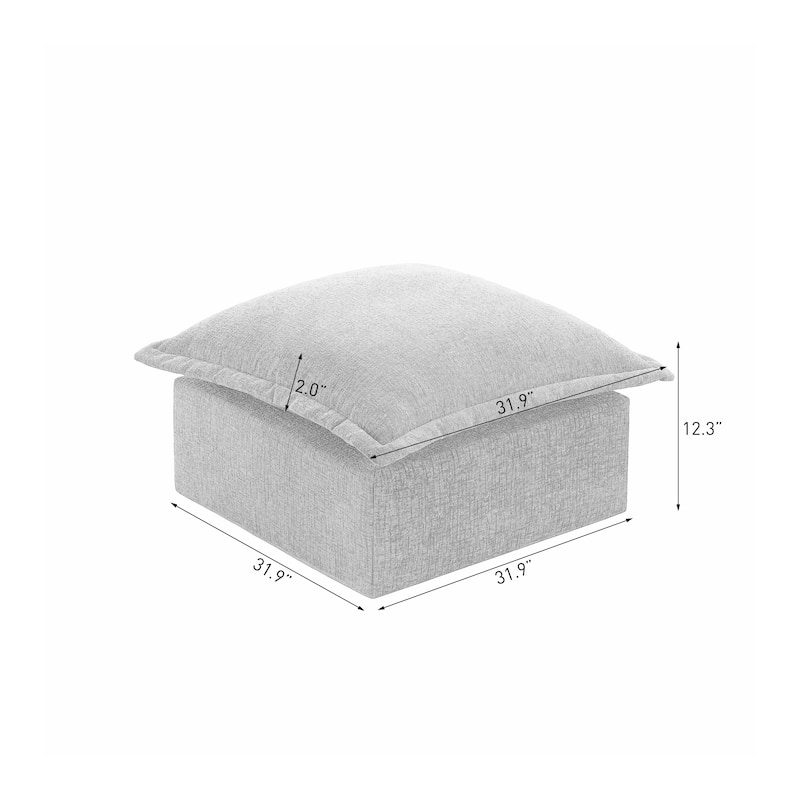 Comfy Cloud Couch Plush Modular Sectional Sofa For Living Room