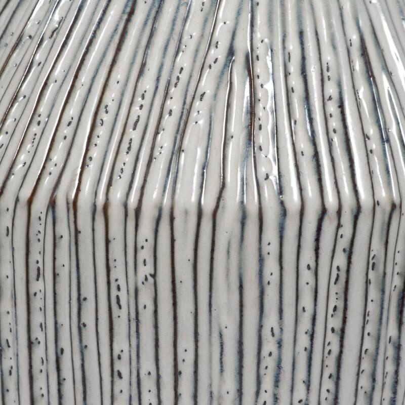 Sagebrook Home's Stoneware Vase Lidded Jar