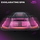 preview thumbnail 4 of 5, Aosom 12V Kids' Bumper Car, Remote Control, LED Lights, Pink
