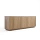 preview thumbnail 31 of 71, Wave Textured Modern Sideboard Cabinet