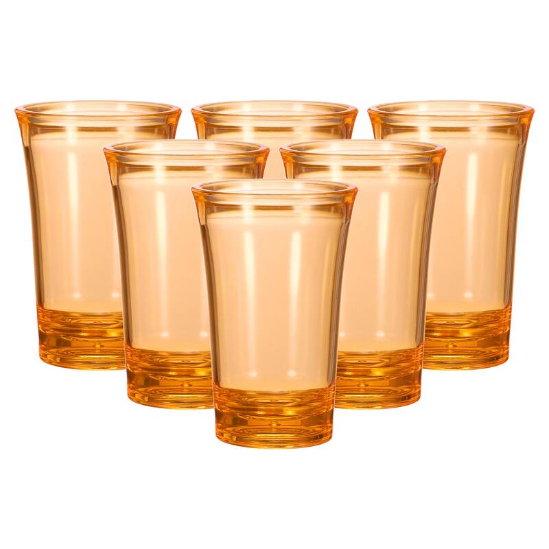 6pcs Shot Glasses 1.2oz Polystyrene for Cocktail