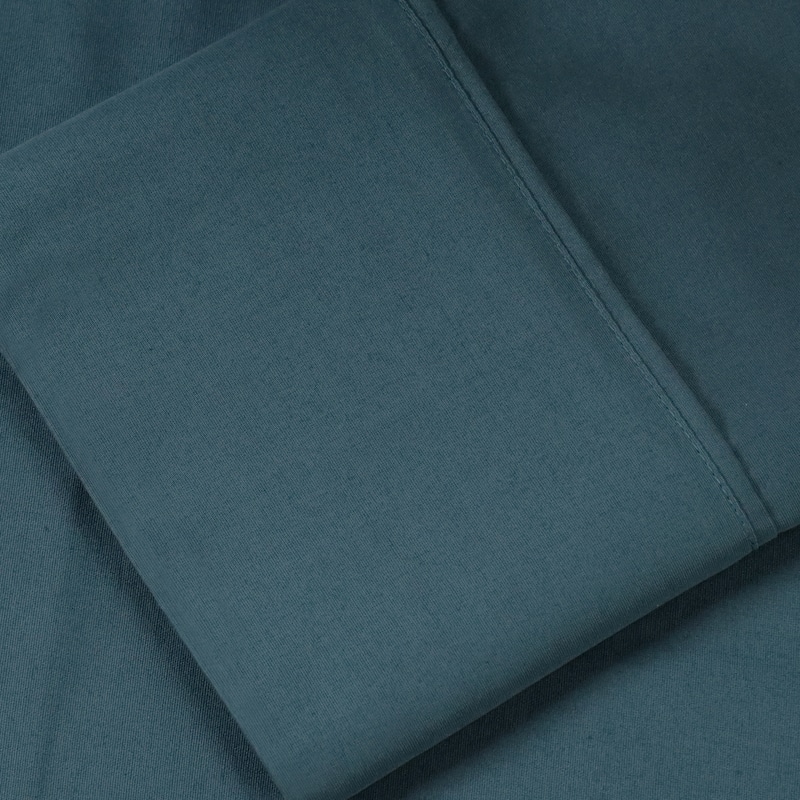 Superior 300TC Flynn Solid Cotton Percale Pillowcase - (Set of 2)