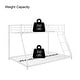 preview thumbnail 13 of 16, Metal Bunk Bed, Twin over Full Bunk Bed with Ladder, Heavy-duty Sturdy Metal Bedframe with Safety Guard Rails, CPC Certified