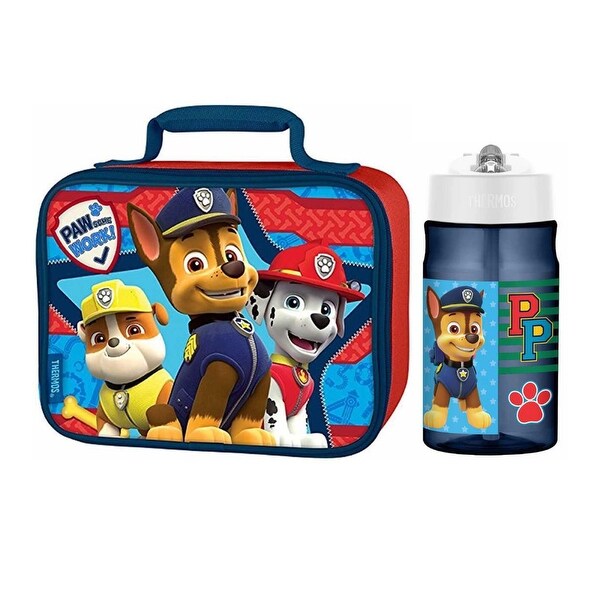 paw patrol lunch box and bottle