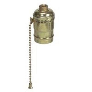 Cooper Wiring BP980ABD Pullchain Metal Lampholder, Aluminum, 660W/250V ...