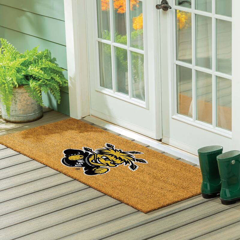 Wichita State University Full Color Indoor/Outdoor Coir Mat - 60" x 24"