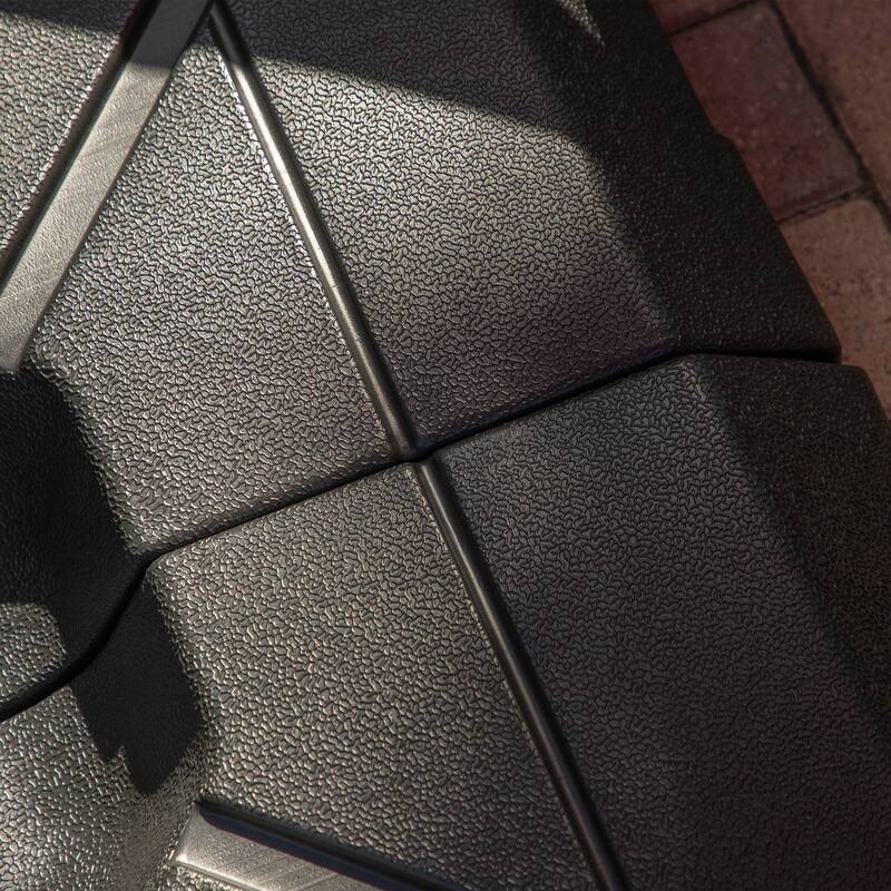 Furniture of America Maximus Outdoor Black Square Umbrella Base