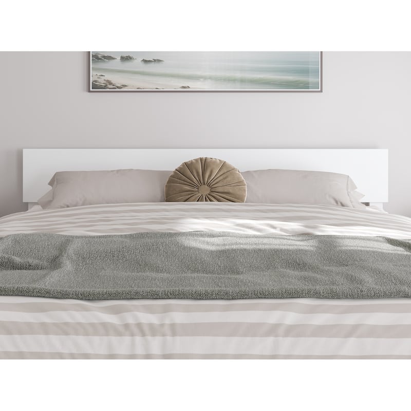 Wesley Platform Bed with Panel Footboard and Twin XL Trundle