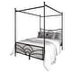 preview thumbnail 16 of 32, Clayfell Denver Metal Canopy Bed