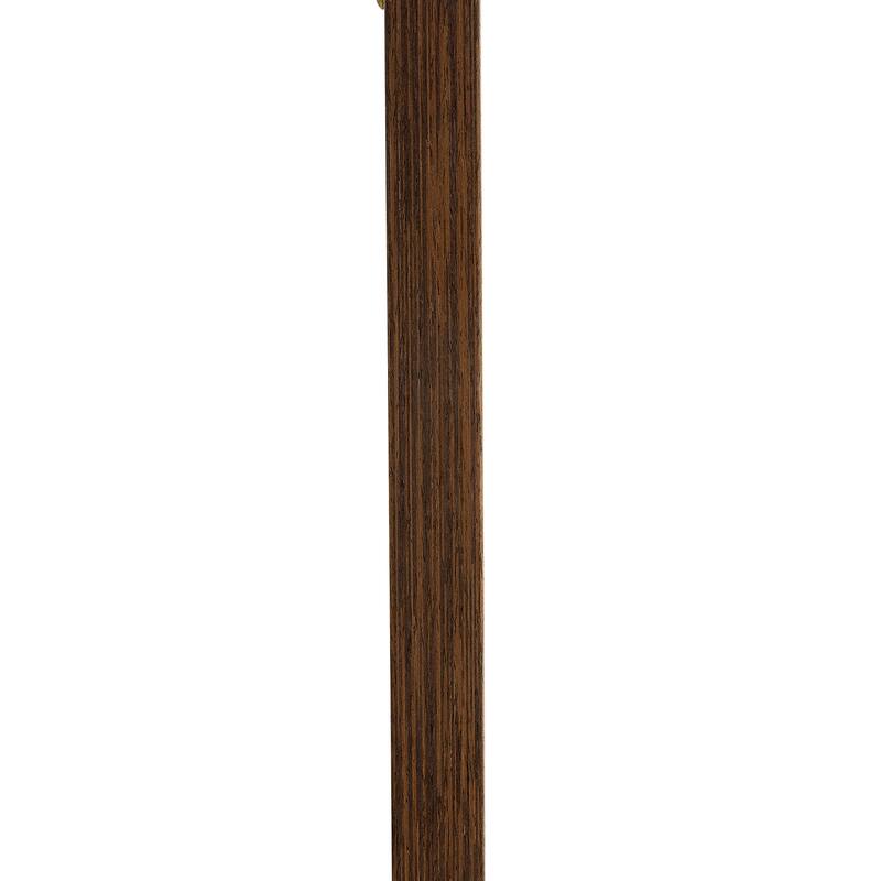 Roomfitters Full Body Mirror with Brown Solid Wood Frame, Floor Standing Decorative Mirror for Dressing Room