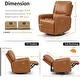 preview thumbnail 21 of 55, MCombo Power Swivel Rocker Recliner with Lumbar Support, Electric Nursery Glider Recliner Chair