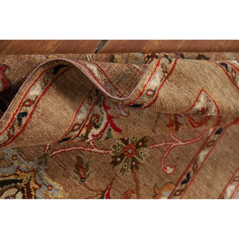 Vegetable Dye Floral Ziegler Oriental Foyer Rug Handmade Wool Carpet - 3'3" x 4'10"