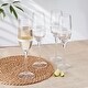 preview thumbnail 2 of 2, Fitz and Floyd Set of 4 Organic Band Flute Glasses, 8 Oz - 8-oz