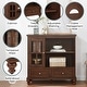 preview thumbnail 16 of 22, Convenience Concepts Tahoe Highboy 40" 2 Drawer TV Stand with Storage Cabinet and Shelves