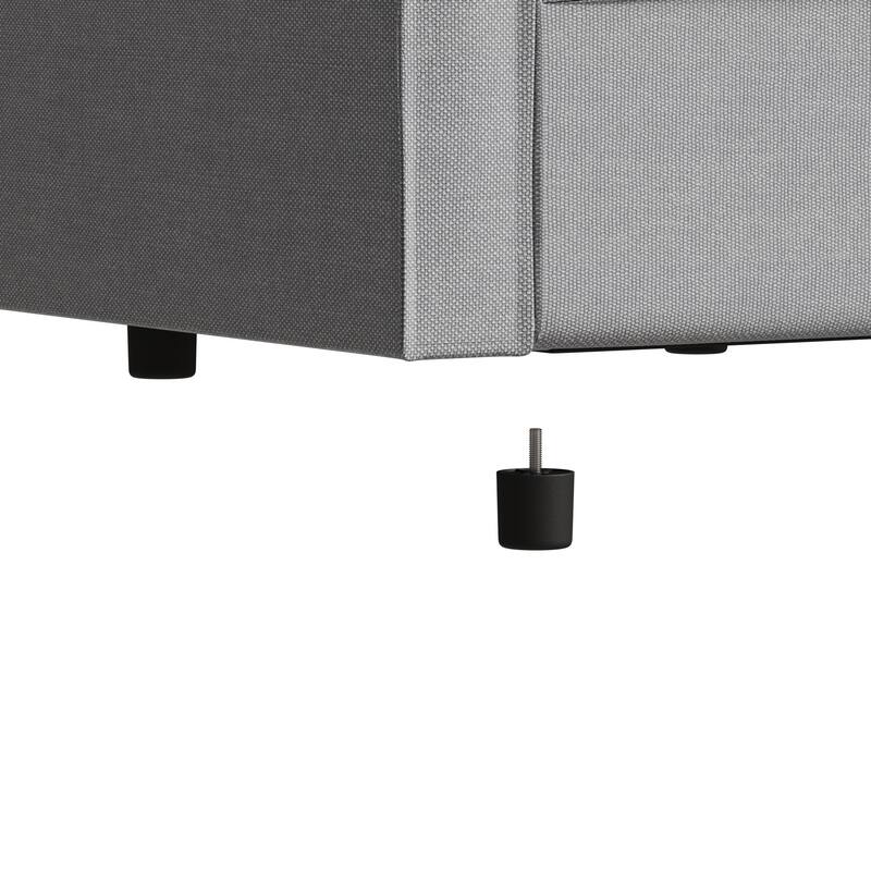 Linen Fabric Single Sofa Chair, Comfy Upholstered Reading Armchair, Modern Decorative Chair for Bedroom, Reading Room