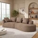 preview thumbnail 59 of 68, Christopher Knight Home - Olivia Curved Foam Sofa Set - 116"L
