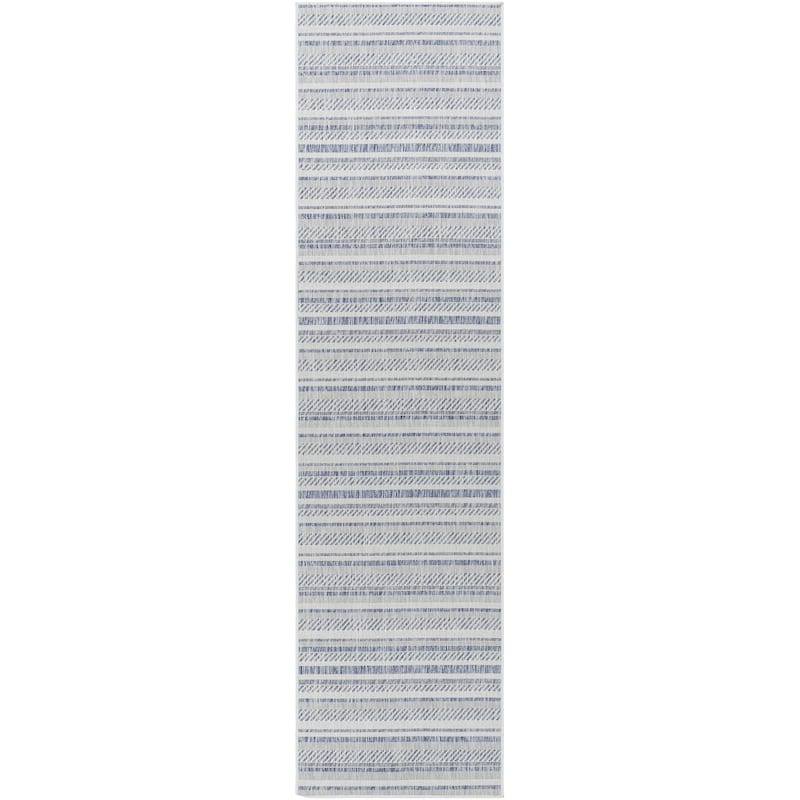 Livabliss Eagean Bohemian Stripe Outdoor Area Rug