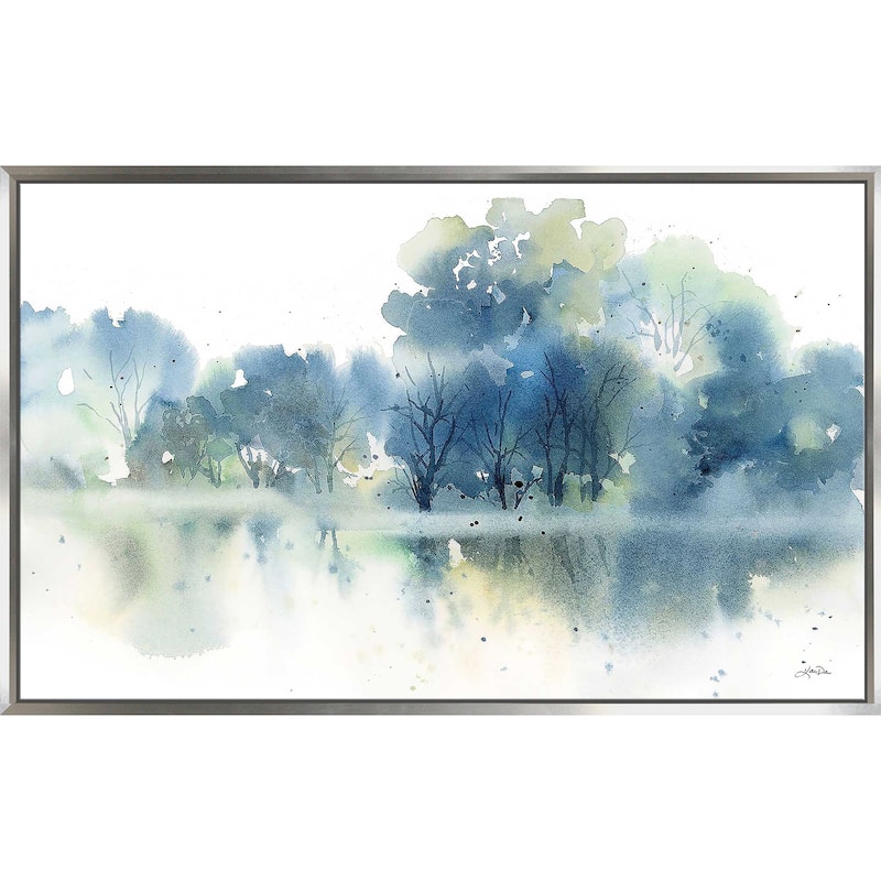 "Blue Pond Reflections" Print on Floating Canvas