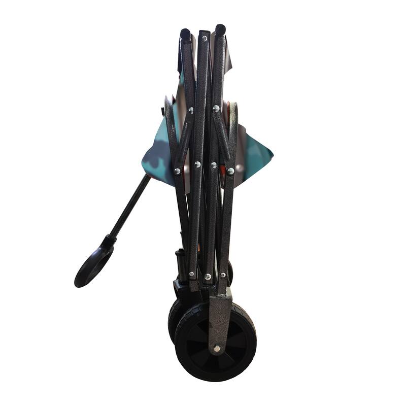 Collapsible Beach Trolley Cart Camping Folding Wagon