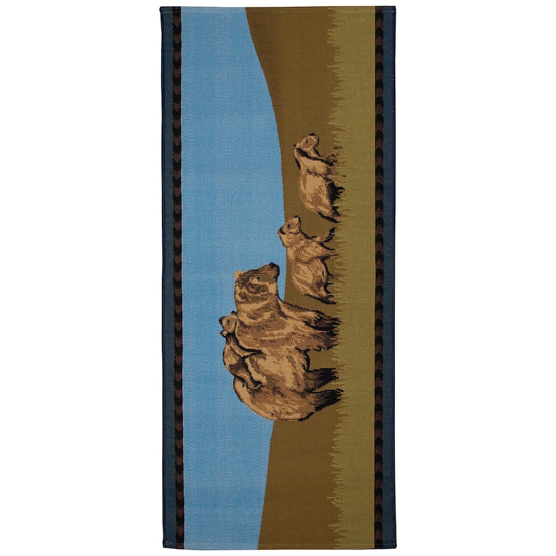Liora Manne Esencia Bear Family Indoor/Outdoor Mat