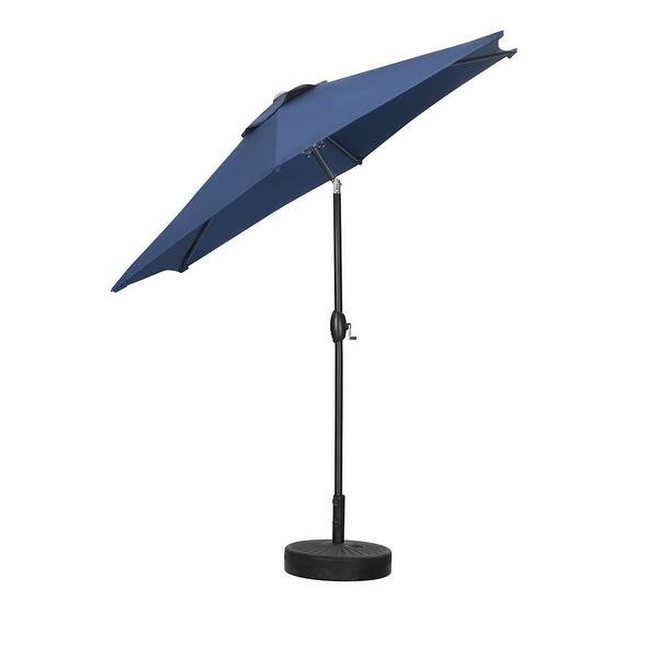 Zenova 9 Foot Outdoor Patio Umbrella PushButton Tilt & Crank Patio