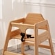 preview thumbnail 26 of 24, Wooden Double Solid Wood Feeding, Eat & Grow Portable High, Easy to Clean Baby Booster Chair in Walnut Finish