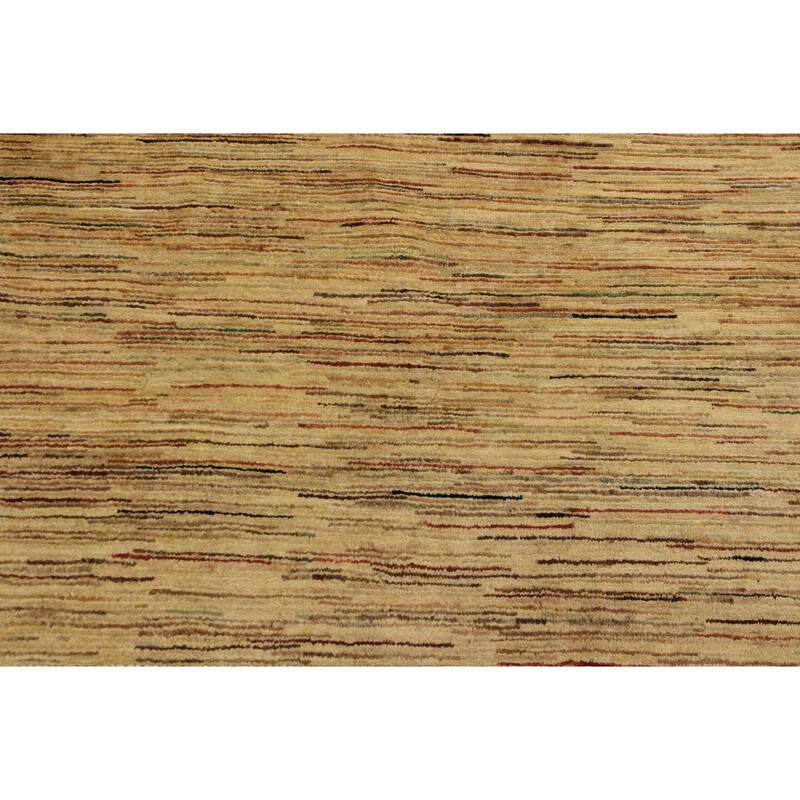 Boho Earthline Gabbeh Hand Knotted Wool Area Rug