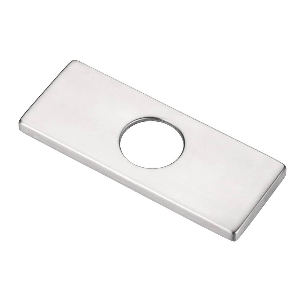 WOWOW 304 Stainless Steel Faucet Deck Plate Fits 1 to 3 Hole Sinks