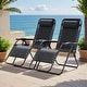 preview thumbnail 53 of 61, Homall Patio Zero Gravity Chair Lawn Lounge Chair with Pillow Set of 2