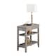 Copper Grove Aubrieta1 Drawer Chairside End Table with Shelves