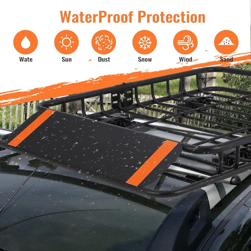 Roof Rack Basket Carrier with Extension Car Top Luggage Holder