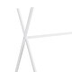 preview thumbnail 28 of 32, Metal Twin Size House Platform Kids Bed Frame with Triangle Structure, Pink