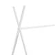 preview thumbnail 5 of 9, Twin House Platform Bed with Triangle Structure and Safety Rails, White