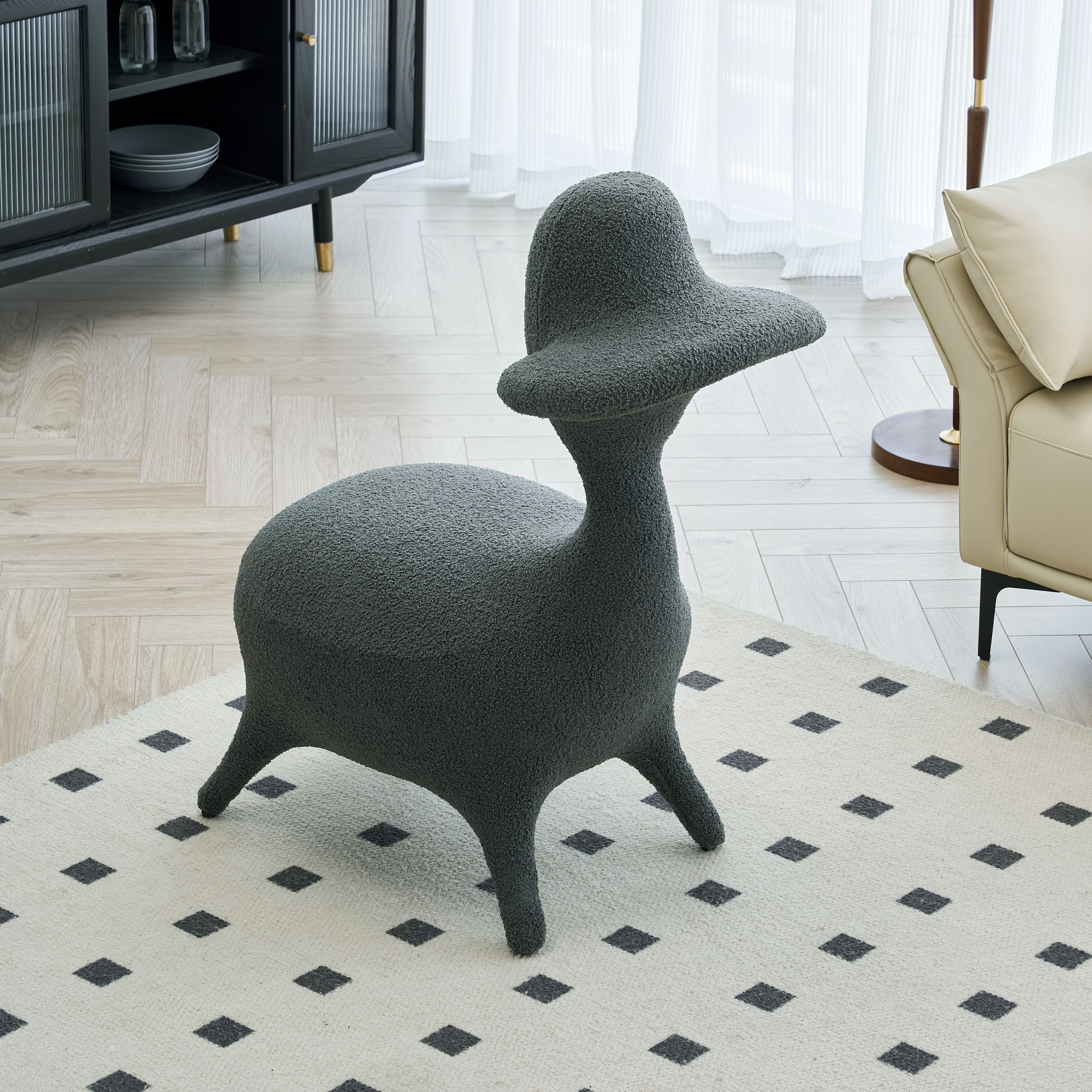 Sherpa Lamb Fabric Gaming Chair Bed Bath Beyond 39829618