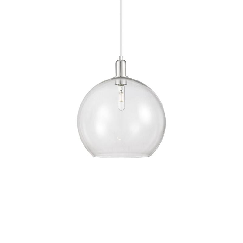 Innovations Lighting 716-1P-18-14 Athens Pendant Athens 14" Wide - Polished Nickel / Clear