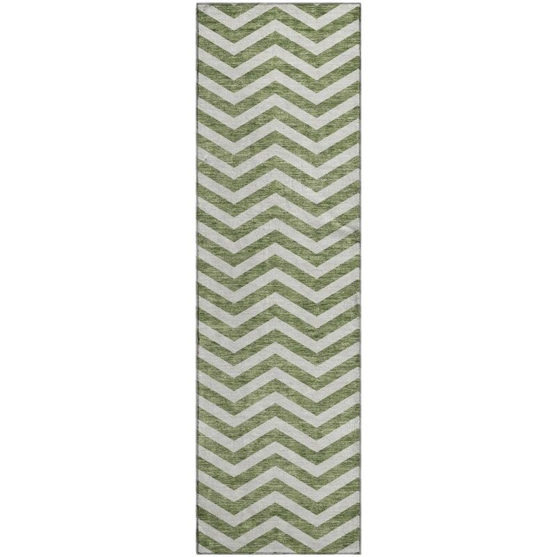 Premium Washable Super Soft Modern Chevron Mayfield Rug